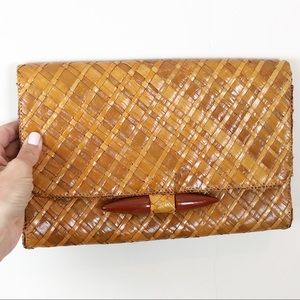 Straw Clutch Purse